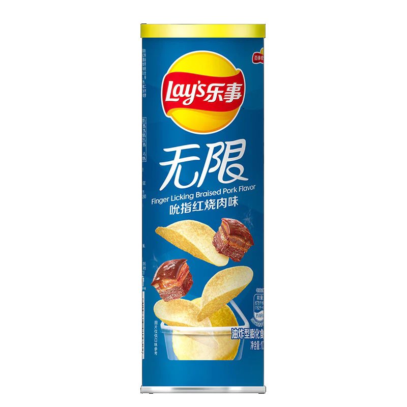 Lays Stax Braised Pork 90g China