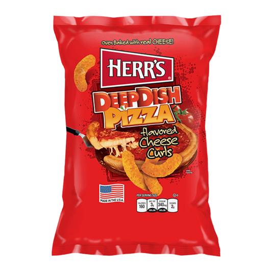 Herr's Deep Dish Pizza Curls 180g