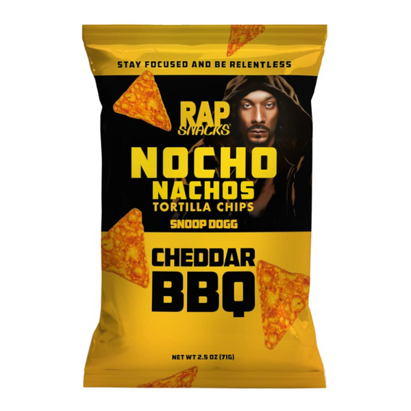 Rap Snacks Snoop Dogg Cheddar BBQ Nocho Nachos 71g