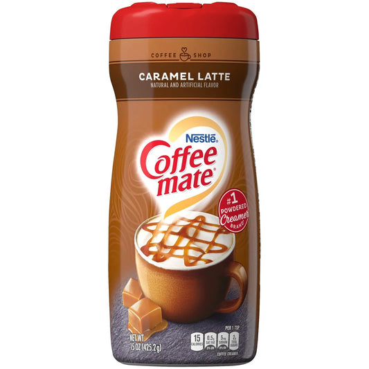 Coffee Mate Sugar Free Caramel Latte Powdered Creamer 289g