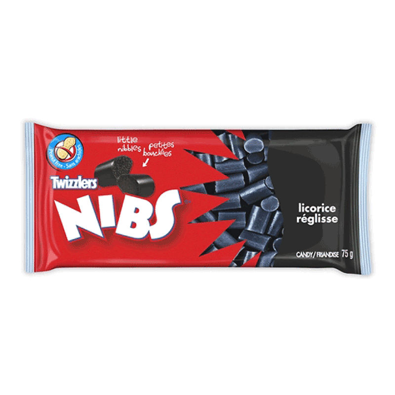 Twizzlers Nibs Licorice 75g