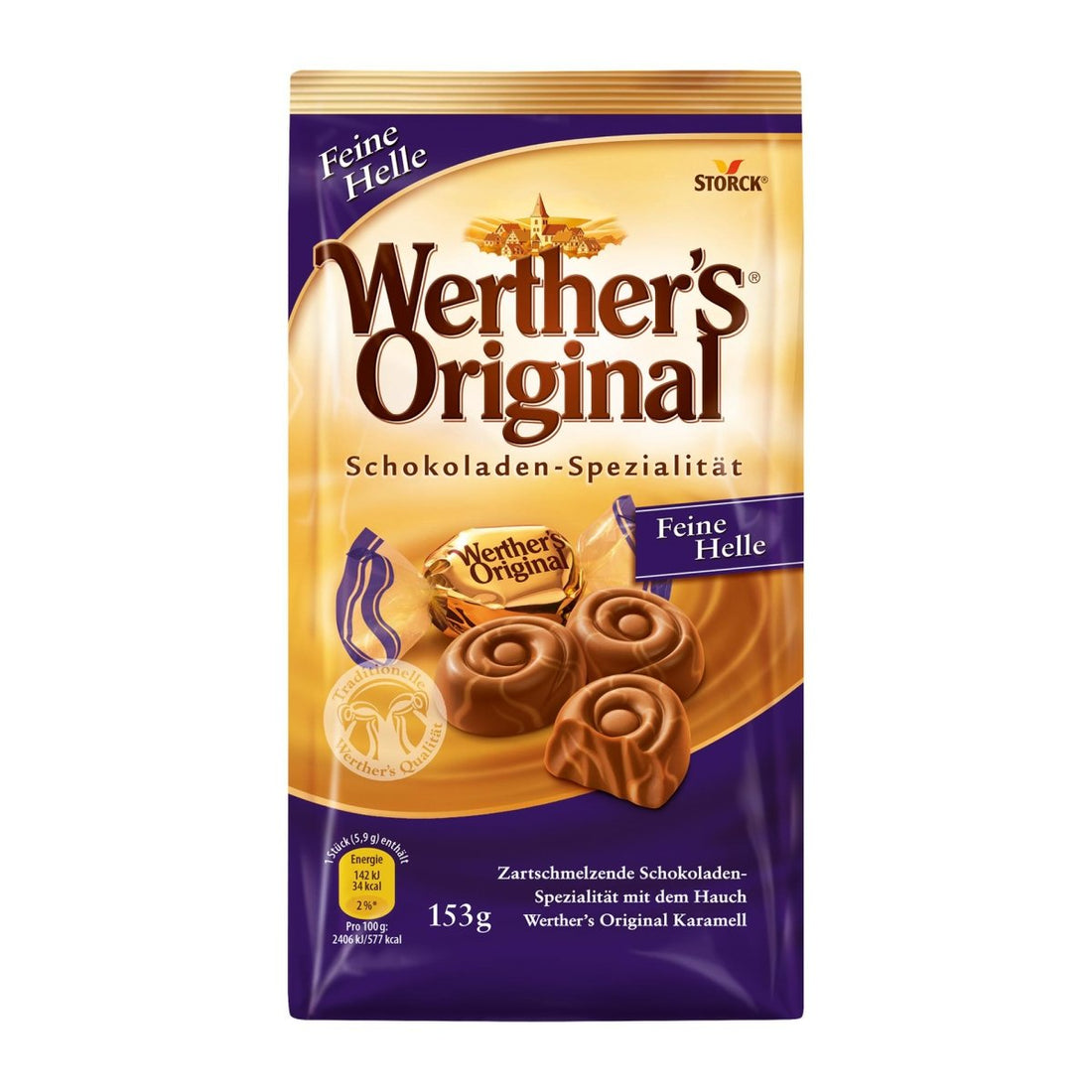 Werthers Original Chocolate Specialties Fine Light 153g